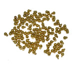 Golden ball dangle charms beads latkan jhumki/Necklace and Bangle metal beads for Jewellery Making. LOOP-021